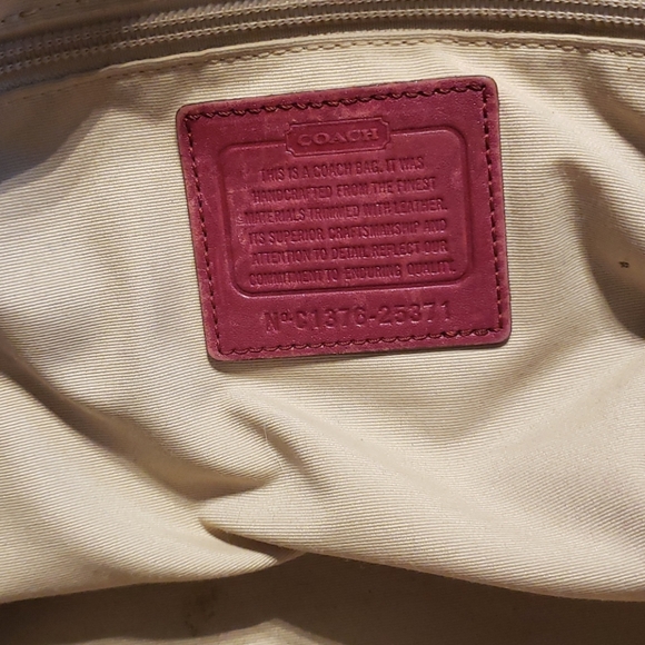 Authentic Coach Purse - Picture 6 of 13